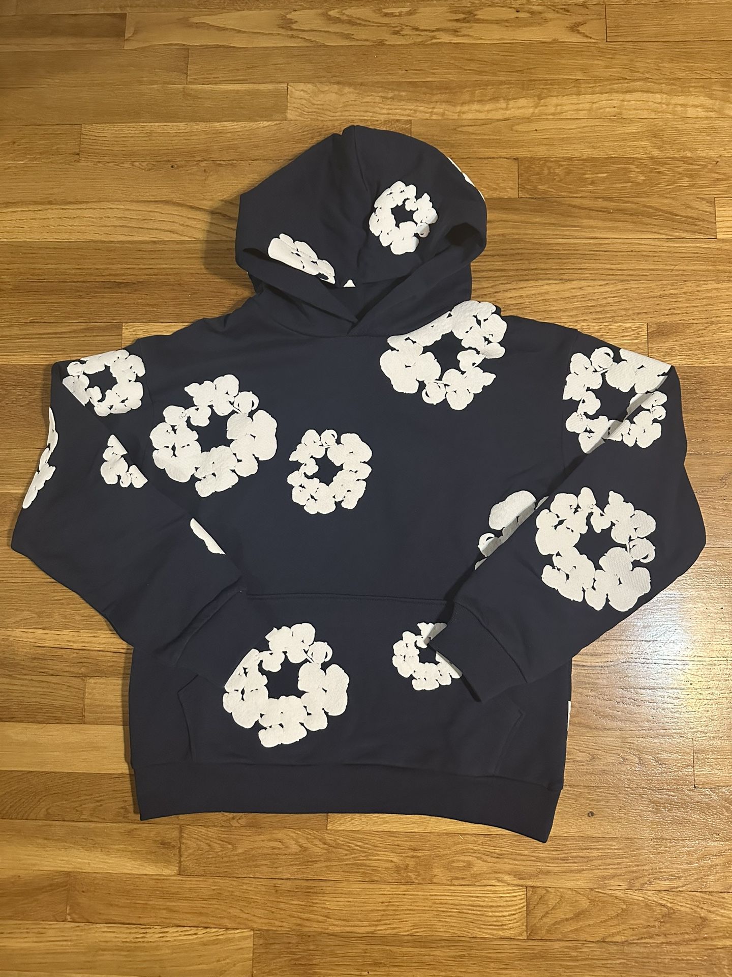 Denim Tears Navy Hoodie Medium