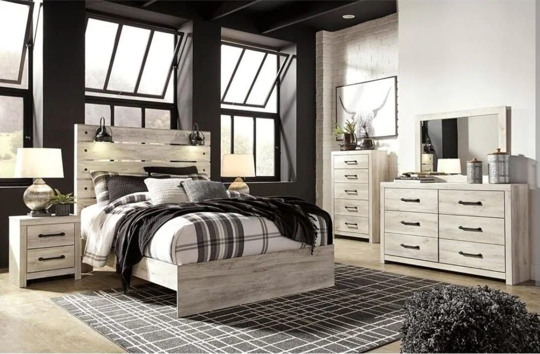 BEDROOM SET GRAY CITY FURNITURE 