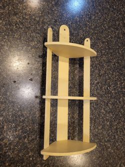 Mini corner shelf approx 18" long