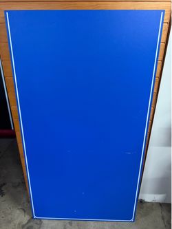 Joola folding ping pong table top - regularly $249.99. 2 folding pieces. Can be put on top of folding table, dining table, almost any flat surface
