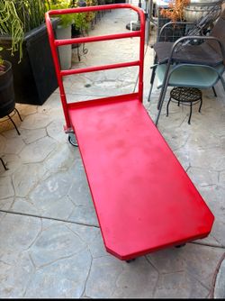 Heavy Duty Rolling Platform Cart / Flatbed Dolly – Steel – Excellent Condition