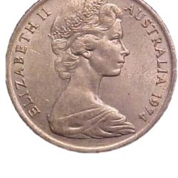 1974 Australian 20 Cent High Quality Coin