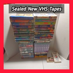 Sealed New VHS Tapes