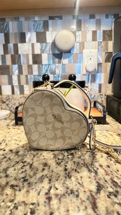 Coach Heart Shaped Cross Body Bag