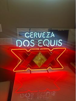 Dos Equis Neon sign