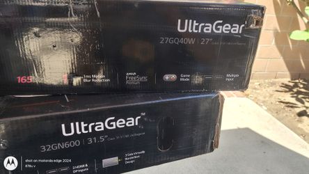 NEW LG UltraGear 32" Gaming Monitor QHD 2K 1440p 165Hz 1ms HDR10 32GN600-B Box
