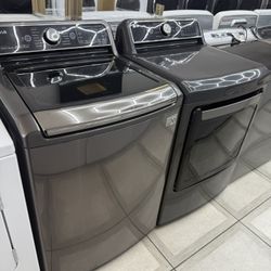 LG Top Load Washer And Gas Dryer Set