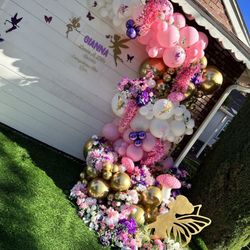 Butterflies Birthday Balloons 