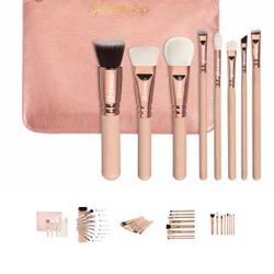 8pcs Makeup Brush Set With Cosmtic Bag