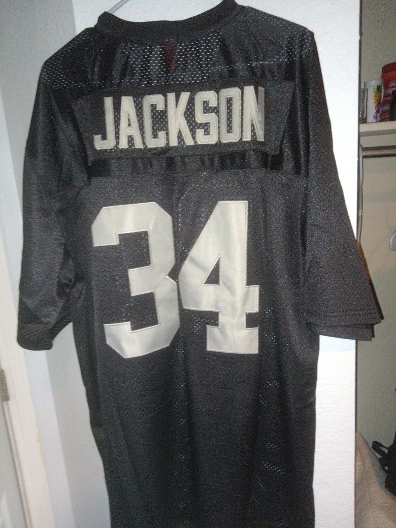 Bo Jackson Large Raiders Football Jersey Classic 