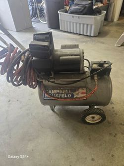 Portable Campbell Hausfield air compressor