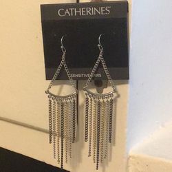 Catherine’s Brand Earring’s Nickel Free For sensitive Ears Silver Gold &  Pewter colored Brand New