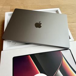 2022 14” MacBook Pro 1TB SSD M1 Pro Chip 16GB RAM 16-Core GPU Touch ID XDR Liquid Retina Display Same As 2023