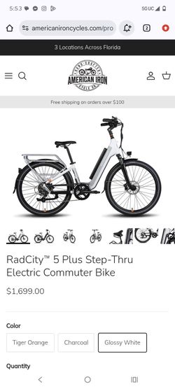 Rad Power Bikes RadCity 5 Plus Electric Commuter Bike