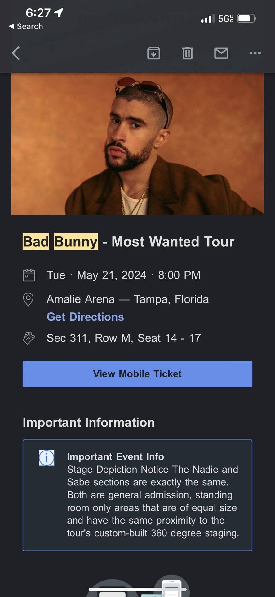 Bad Bunny Concert Tampa, Florida