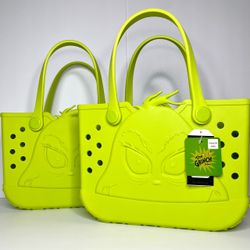 Set of 2 Viral TikTok Hobby Lobby The Grinch Tote Bags