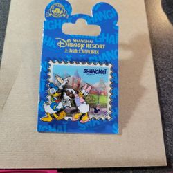 Disney Collectible Pin, Donald & Daisy Duck, Shanghai Resort, Rare