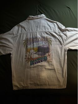 Diamond Backs Large short-sleeve button up