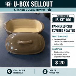 US-KIT-001- Pampered Chef Covered Roaster