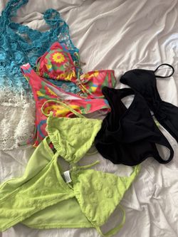 Bathing/Swim Suit Bikini Bundle 3 Sets & Cover Up Shirt 