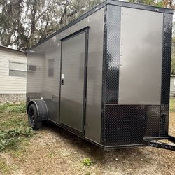 6x12 Enclosed Cargo Trailer NEW….