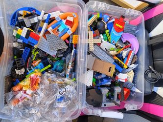 LEGO Pieces Two Containers! $50
