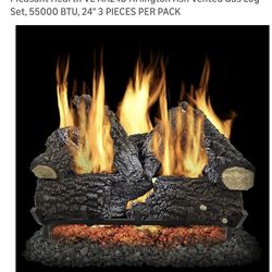 Pleasant brand Gas log set