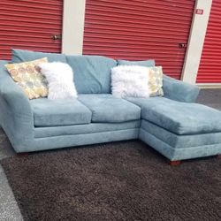 Delivery Available Locally
La Z Boy Microfiber Sofa w/Chaise