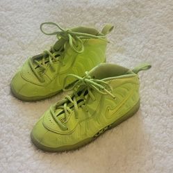 NIKE TODDLER BOYS LITTLE POSITE ONE LIME GREEN SIZE 9C 