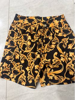Versace Gold Barocco men swim shorts