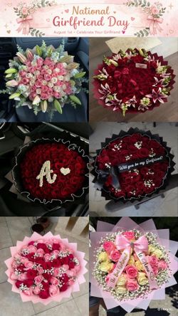 National Girlfriend Day bouquets!