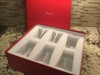 Baccarat crystal tumbler set