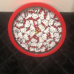 Hello Kitty Wall Clock
