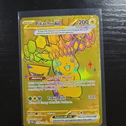 Pikachu EX 