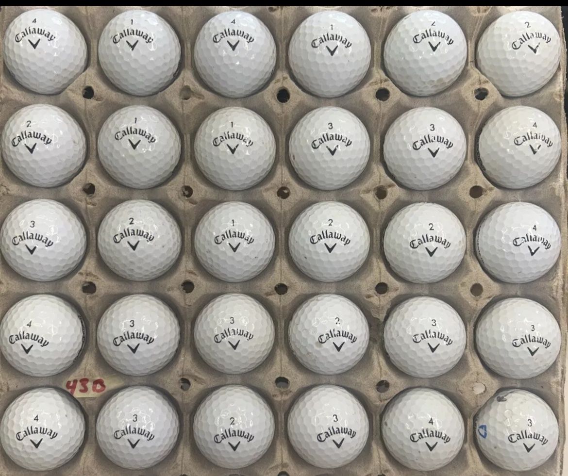 30 Callaway Supersoft Golf Balls 4a Lot B43