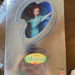 Barbie /Disney- Mattel Aqua Fantasy Ariel Barbie Doll DISNEY The Little Mermaid #17827 VTG- New, Never Opened Box