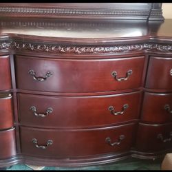 Brown Wood Dresser