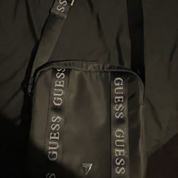 Mens Black GUESS Brand Hand Bag