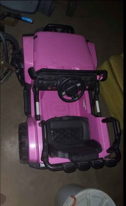 Pink Kids jeep