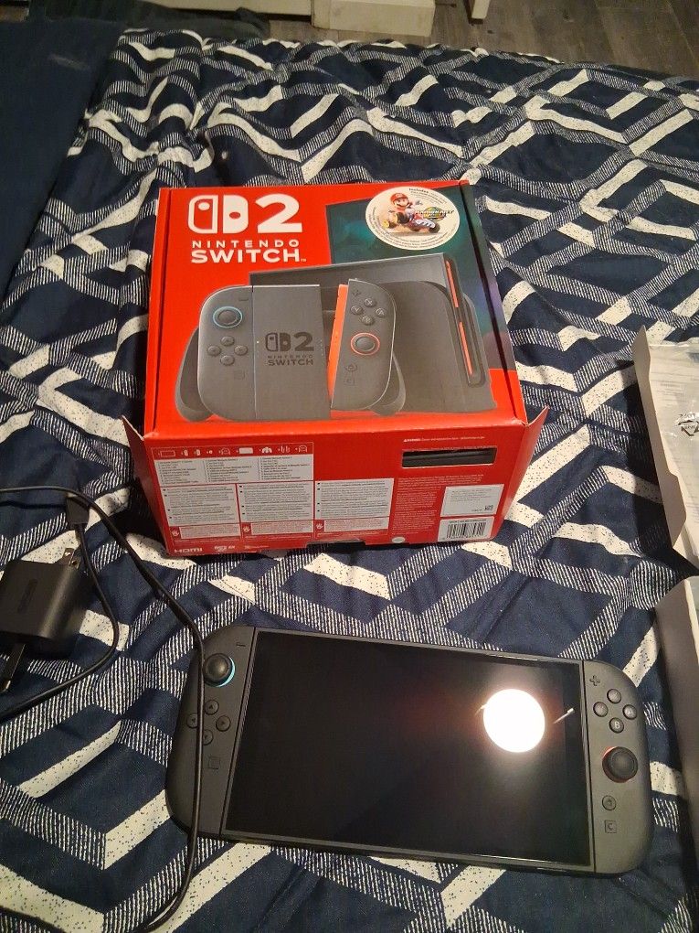 Nintendo Switch 2 With 5 Games And 256 Memory Card