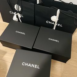Chanel box and Paper Bag 