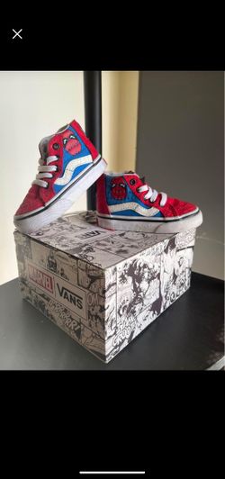 New Spiderman Vans Size 3c