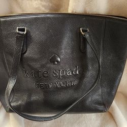 Kate Spade  Black Leather Purse
