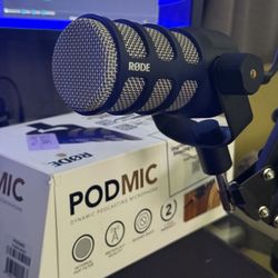Rode PodMic Cardioid Dynamic Broadcast Microphone
