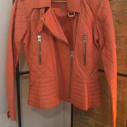 Pink Leather Jacket