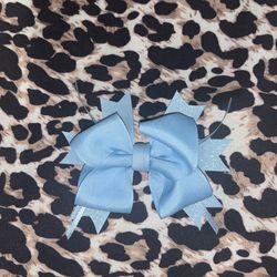 Blue Toddler Bow