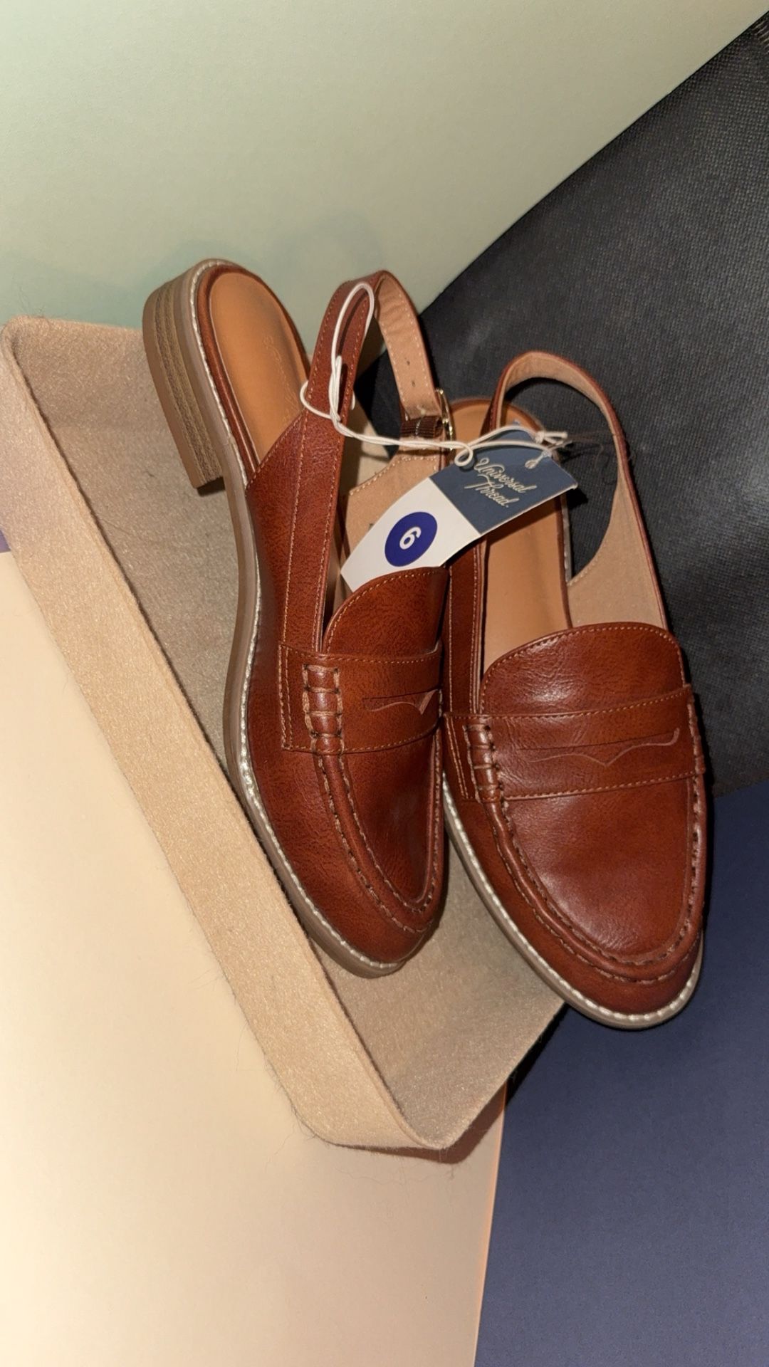 Universal Thread Brown Slingback Loafers – Size 6 – New With Tags
