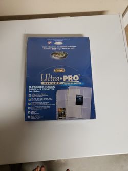 Ultra Pro 9 Pocket Pages 100 count Box