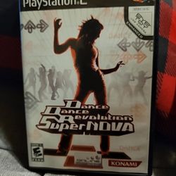 Dance Dance Revolution DDR Supernova 2 for PS2 - 2007 - CIB Complete w/ Manual