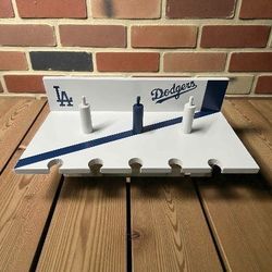 Wall Mounted Bat Rack with Glove/Hat Display 